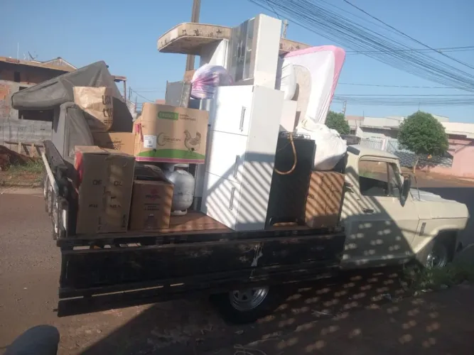 Fretes,pequenas mudanças e descarte de moveis usados.