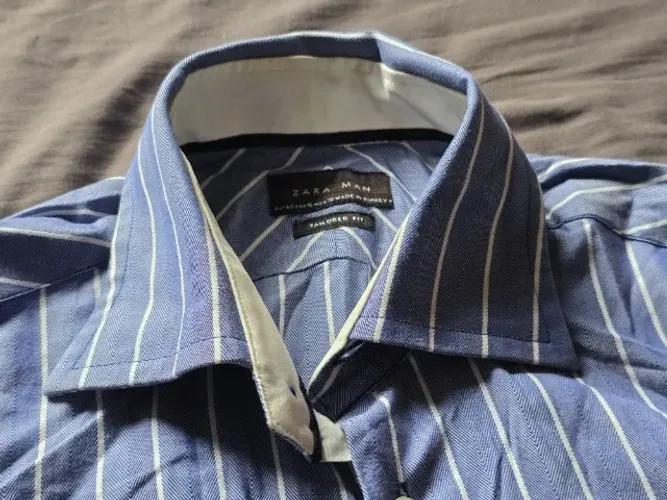 Camisa social masculina Zara original :: tamanho P eur 40 us 15