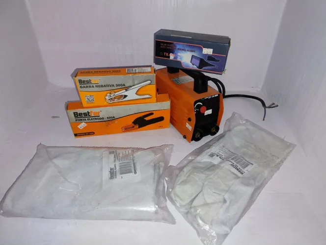 Máquina de Solda Bestfer ZX7-250 Mini + Acessórios