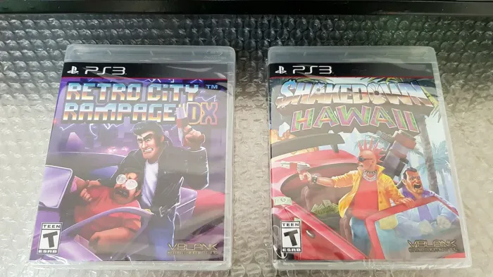 Últimos Jogos físicos da PS3 - Retro City Rampage DX e Shakedown Hawaii