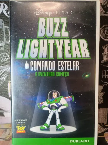 Vhs Disney Pixar - Buzz Lightyear do Comando Estrelar - A Aventura Começa