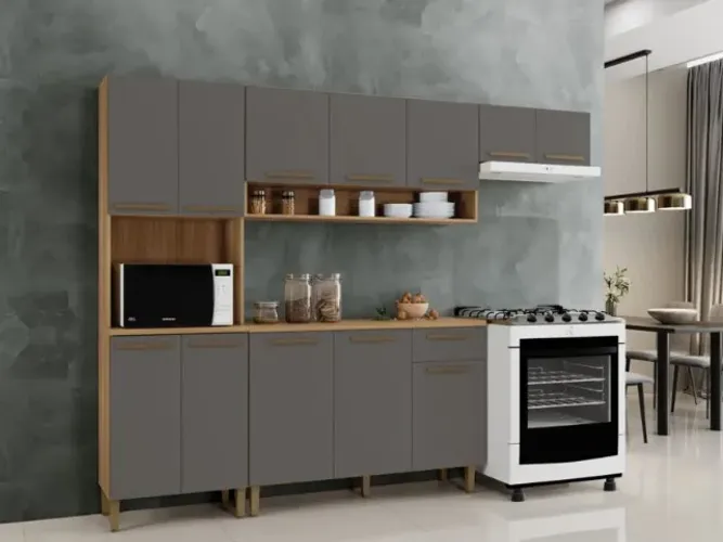 Armário Cozinha Modulada 4 Peças. São Produtos Novos Direto da Fábrica P/Sua Casa.