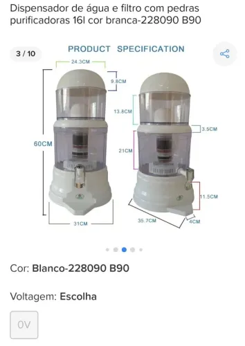 Filtro para água