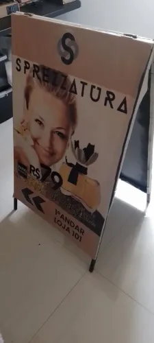 Cavalete Placa metalon 60x90