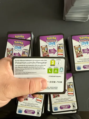50 Código Pokémon Live promoção
