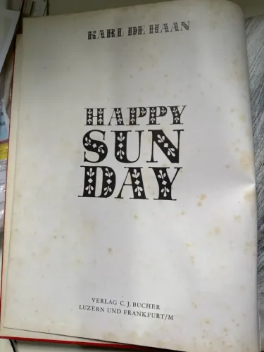 Happy Sunday - Karl de Haan (Livro)