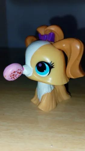 Little pet shop maltês #3010 usado