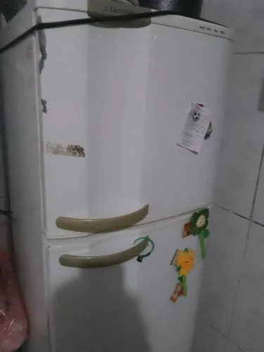 Eletrolux com defeito gela só o frize mas tem trocar a borracha do frize