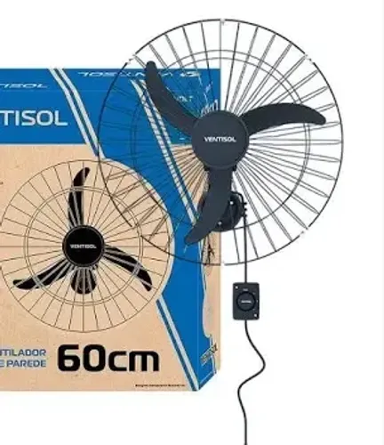 Ventilador parede 60cm mx 200w