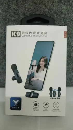 Microfone lapela sem fio K9