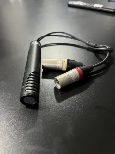 microfone condensador de eletreto compacto Sony ECM-MS2 usado