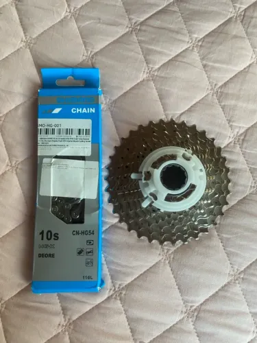 Kit Shimano Deore/Tiagra CN-HG54 10v e Cassete de 10v, 11x34
