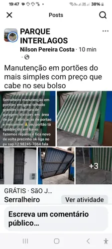 Serviços serralheiro manutenção 
