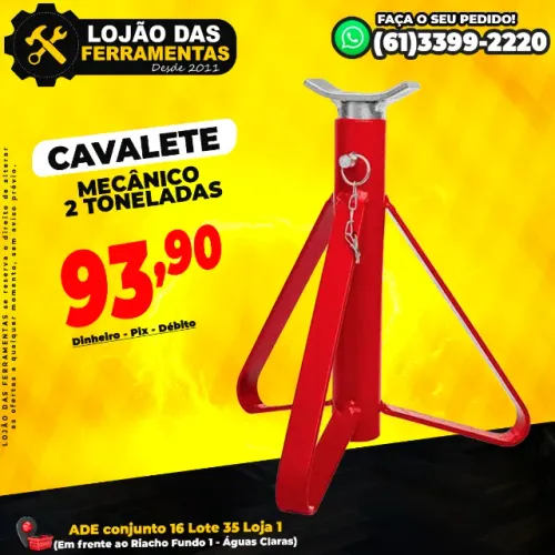 Cavalete Mecânico 2 Toneladas