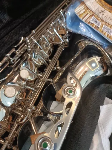 Sax Alto Lade Designed By USA Original Novo Lacrado Niquelado Black Friday OlX Pay 