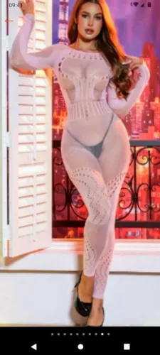 Macacão Estilo Meia Arrastão 