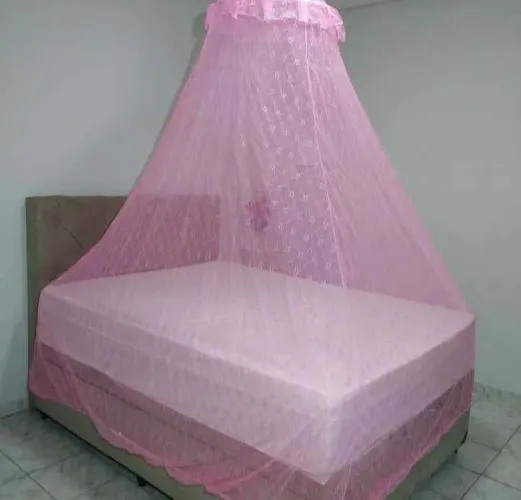 Mosquiteiro de Cama Rosado