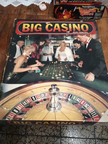Jogo de Tabuleiro Big Casino - Clássico e Raro!
