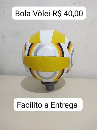 Bola de vôlei amarela nova