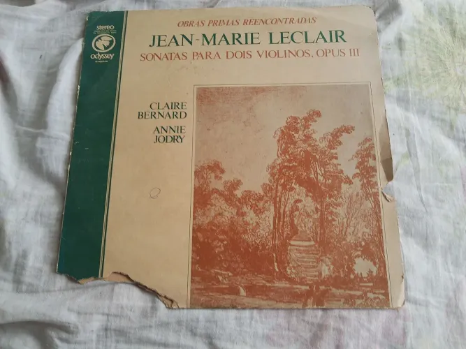 Disco de Vinil Jean-Marie Leclair - Sonatas para Dois Violinos