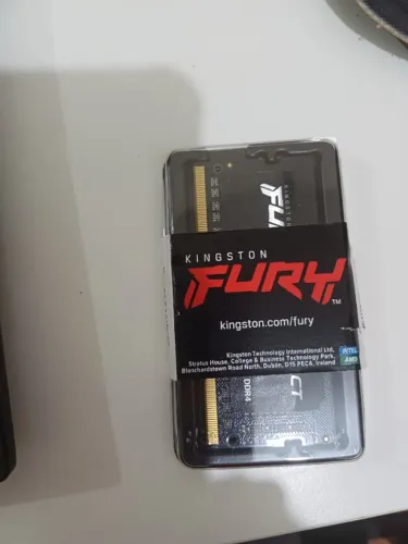 MEMÓRIA RAM 1 PENTE DE 16GB KINGSTON FURY DDR4 2666MHz CL16-18-18 1.4V XMP PARA NOTEBOOK