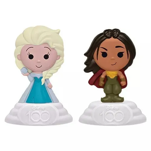 Disney 100 Anos Mc Donald's Lacrados Elsa e Raya