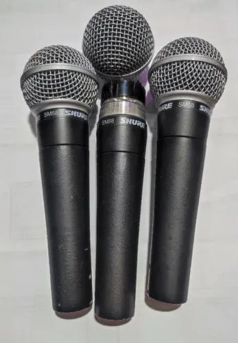 Microfone Shure SM58  profissional UNIDADE
