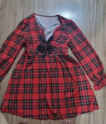 Vestido Xadrez Vermelho / caipira