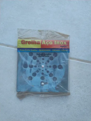 Grelha ralo aço inox