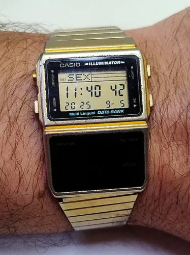 Relogio Casio Data Bank Dbc-611g Dourado