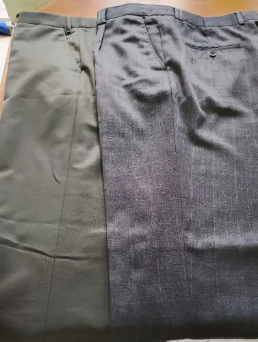 Calças Masculinas - Cinza e Verde- Cintos Marrom- Preto- Usados