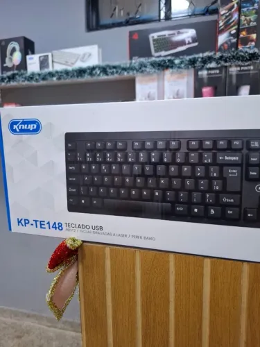 Teclado USB Knup KP-TE148 - Novo!
