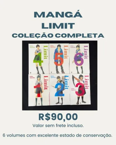 Coleção completa Mangá Limit