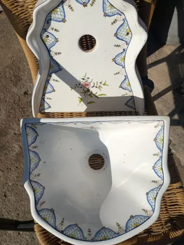 Cubas de cerâmica decorativas