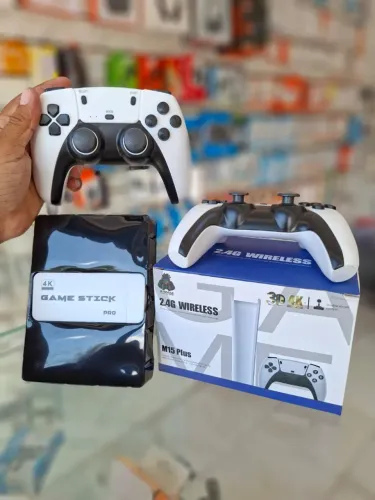 GameStick 4K + 2 Controles Sem Fio M15 Plus - ENTREGA EM SÃO LUÍS E REGIÃO