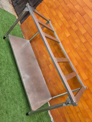 Mesa industrial inox para equipamentos
