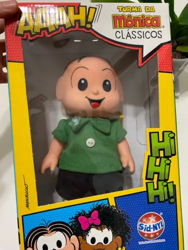 Boneco Cebolinha Turma da Mônica Clássicos