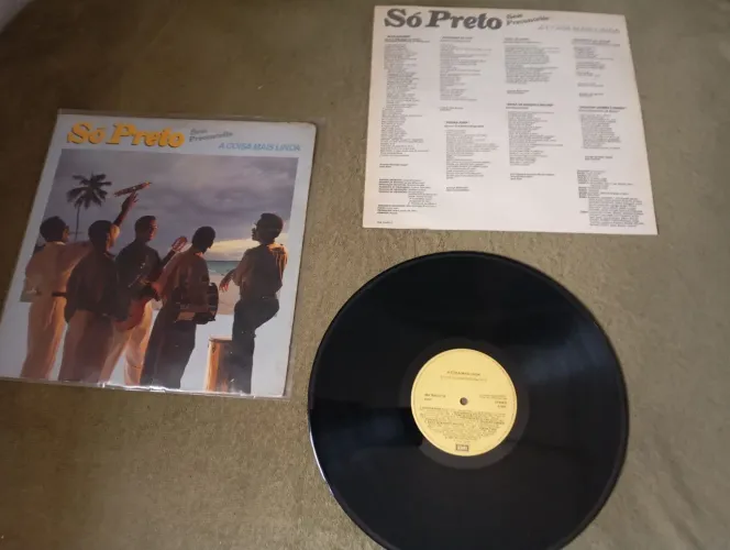 Lp Disco Vinil SÓ PRETO SEM PRECONCEITO - com Encarte 