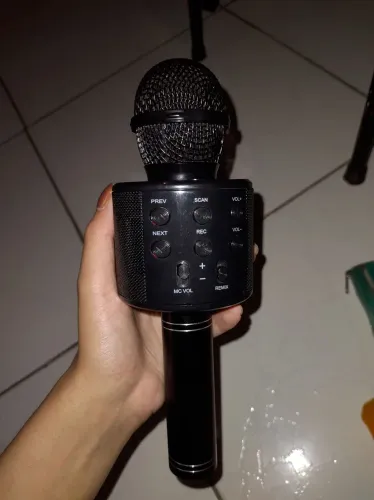Microfone karaoke 