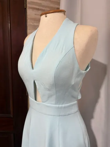 Vestido de festa longo Azul Serenity - Tamanho 42