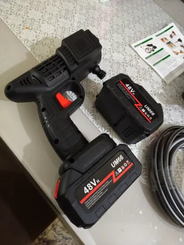 Lavadora Lava Jato Portátil Hardline 48V + 2 Baterias + Maleta Completa