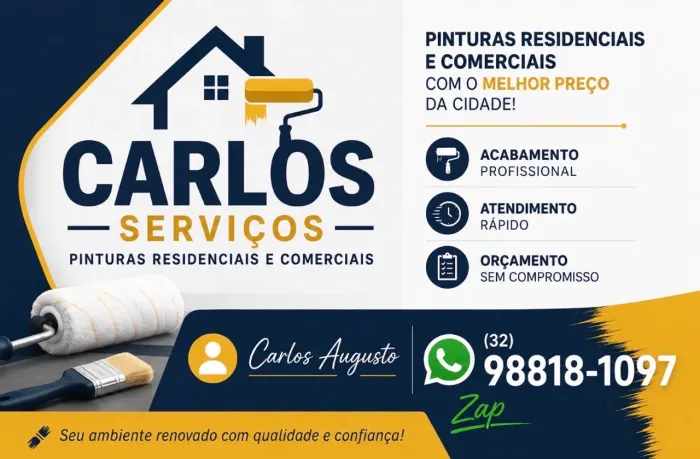 Pinturas residenciais e comerciais 