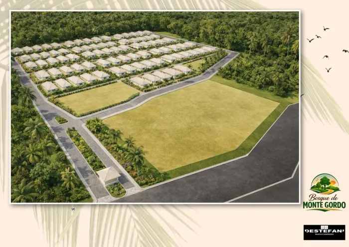 Terreno e Casa Geminada na Linha Verde em Monte Gordo Excelente oportunidade