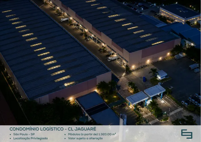 Galpão para alugar em São Paulo/SP com 1.320 m² de ABL em condomínio logístico