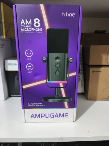 Microfone Fifine AM8 RGB novo lacrado