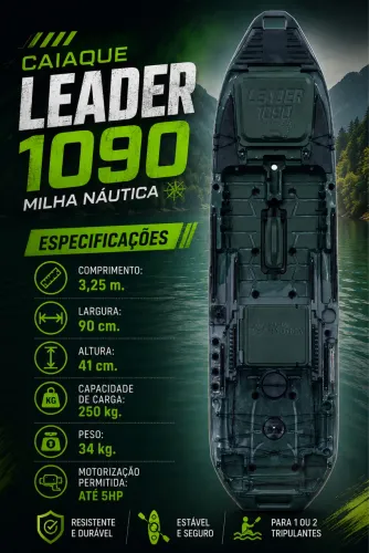 Caiaque LEADER milha náutica