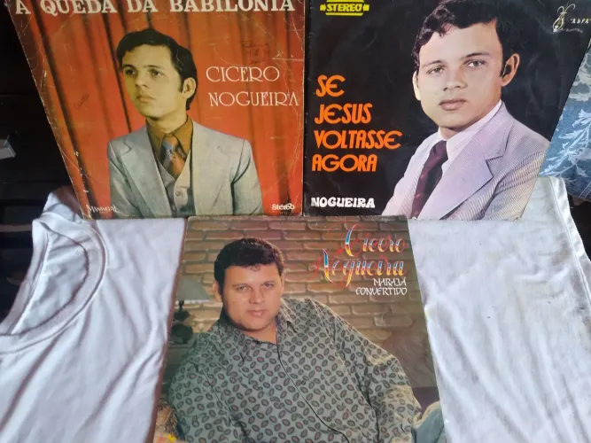 LPs Cícero Nogueira lote de 3 lps