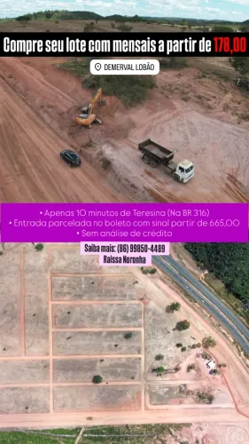 Loteamento em Demerval