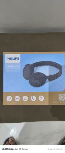 Headphone Philips Bluetooth, TAH2209, Até 25 horas de bateria, Preto