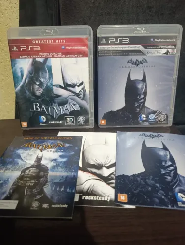Batman arkhan ps3 coleção (3 jogos)